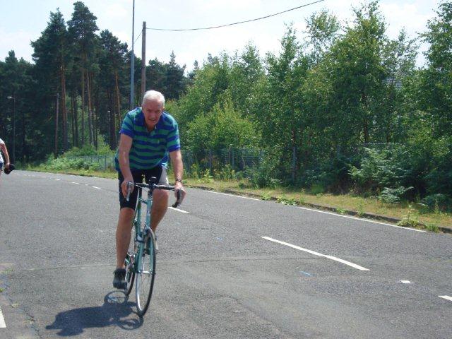 Jon Snow cycled 25 miles